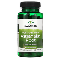 Swanson Astragalus Root Full Spectrum 470 mg 100 Capsules (Featured Image)
