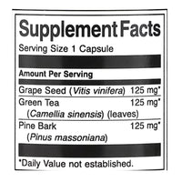 Swanson Grape Seed Green Tea and Pine Bark Complex 60 Capsules
