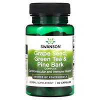 Swanson Grape Seed Green Tea and Pine Bark Complex 60 Capsules (Featured Image)
