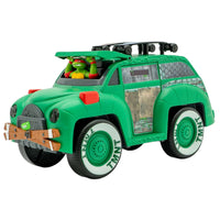 Teenage Mutant Ninja Turtles Party Cruiser vehicle toy with lights sounds rocket launcher ages 3 plus
