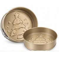 Christmas Tree Springform Cake Tin 26cm – Non-Stick Round Baking Removable Base – Cucina – 1 Piece (Featured Image)
