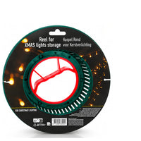 Christmas Lights Storage Reel 14cm – Reusable Xmas Light Cable Organiser 1pc

