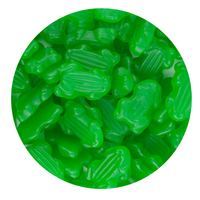 Allseps Green Frogs 1kg Bulk Gummy Lollies Australian Made
