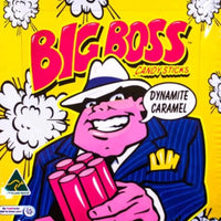 Big Boss Caramel Candy Sticks – 75 unwrapped chewy caramel lollies in a bulk box, classic Australian candy for parties, buffets and nostalgic treats

