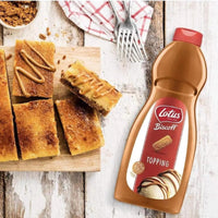 Lotus Biscoff dessert topping bottle – perfect for cafés and restaurants
