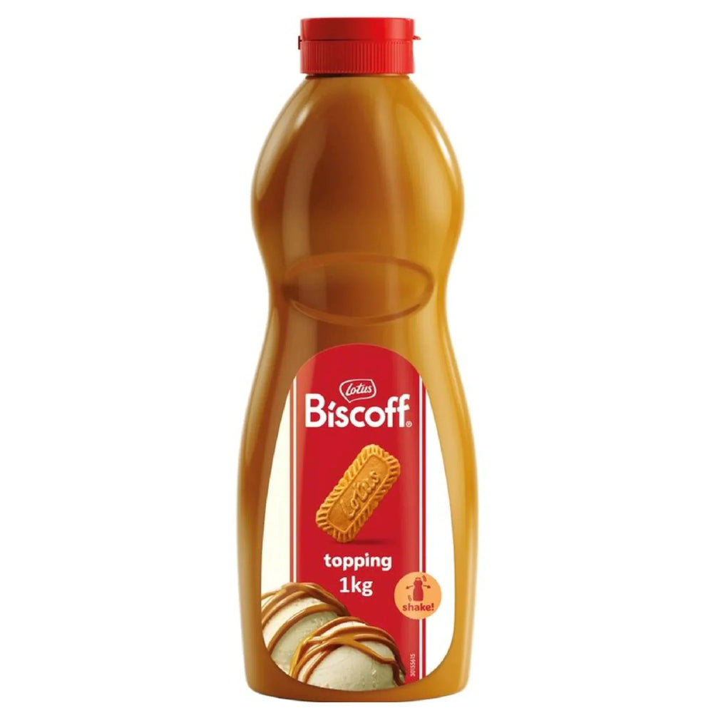 Lotus Biscoff Topping Sauce 1 Litre squeezy bottle dessert drizzle
