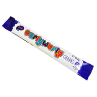 Individually wrapped Cadbury Curly Wurly chocolate caramel bars