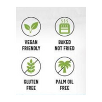 Calbee Harvest Snaps Baked Pea Crisps Original Salted Flavour 120g x 2 Packs
