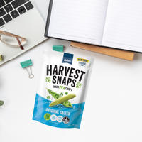 Calbee Harvest Snaps Baked Pea Crisps Original Salted Flavour 120g x 2 Packs
