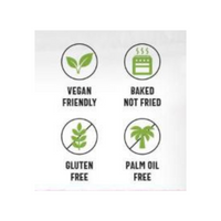 Calbee Harvest Snaps Baked Pea Crisps Salt And Vinegar Flavour 120g x 2 Packs
