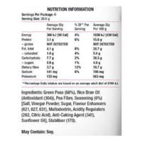 Calbee Harvest Snaps Baked Pea Crisps Salt And Vinegar Flavour 120g x 2 Packs
