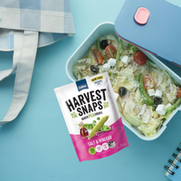 Calbee Harvest Snaps Baked Pea Crisps Salt And Vinegar Flavour 120g x 2 Packs
