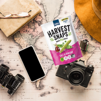 Calbee Harvest Snaps Baked Pea Crisps Salt And Vinegar Flavour 120g x 2 Packs
