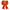 Red LED Christmas bow 30 cm with 13 warm lights battery operated