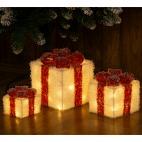 Battery operated Christmas gift box display