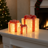 Battery operated Christmas gift box display
