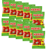 Haribo Happy Cherries 140g x 12 Pack Gummy Cherry Lollies (Featured Image)
