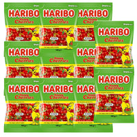 Haribo Happy Cherries 140g x 14 Pack Gummy Cherry Lollies (Featured Image)
