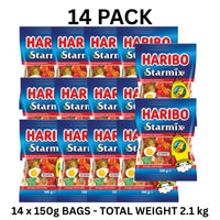 Haribo Starmix 150g x 14 Pack Assorted Gummy Lollies
