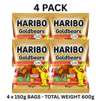 Haribo Goldbears 150g x 4 Pack Gummy Bears
