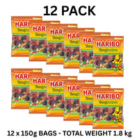 Haribo Tangfastics 150g x 12 Pack Sour Gummy Lollies
