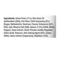 Calbee Harvest Snaps Baked Pea Crisps Chilli Flavour 120g x 2 Packs
