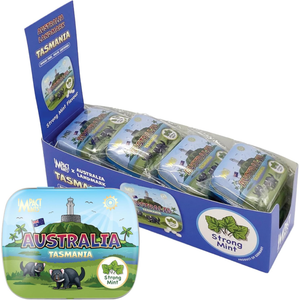 Impact Mints Tasmania Landmark Strong Mint 12 pack – sugar free halal collectible mint tins