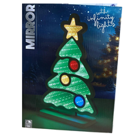 Battery operated LED tree for holiday décor indoor use
