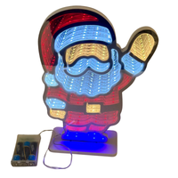 Battery operated Santa light for Christmas décor