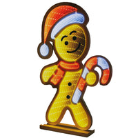 Gingerbread Man Infinity Mirror Christmas Light 41cm – 174 LED (AMZ - FBA) (Featured Image)
