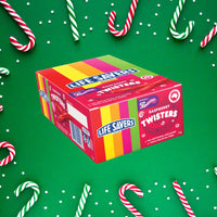 Party lollies – Life Savers Raspberry Twisters 1kg - Christmas
