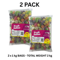 Lolliland Fruit Jellies 1kg x 2 Pack – 2kg Gluten Free Assorted Lollies (Featured Image)
