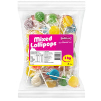 Lolliland Mixed Flat Pops 1kg – Gluten Free Assorted Lollipops
