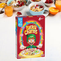 Lucky Charms Frosted Whole Grain Cereal with Colorful Marshmallows 300g Box
