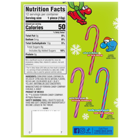 Nerds Tangy Candy Canes 12 pack – fruity Christmas candy with watermelon, tropical punch and grape flavours
