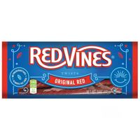 Red Vines Original Red candy package on a white background
