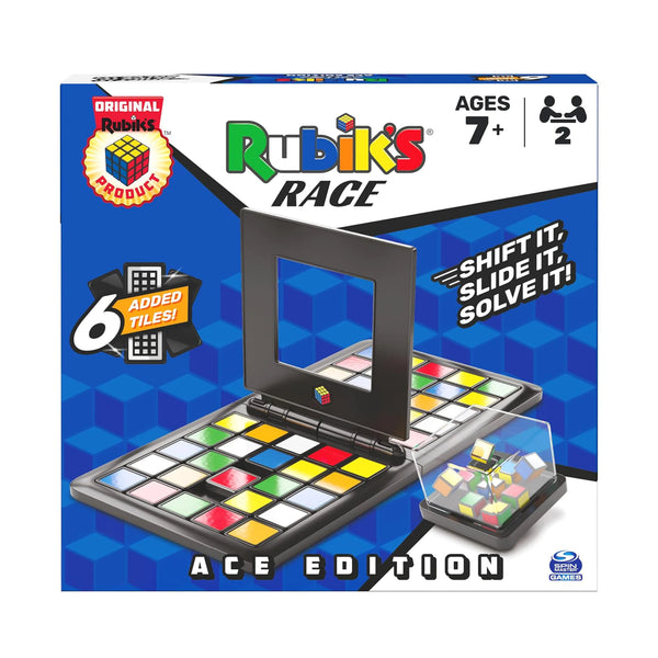 Rubik’s Race Ace Edition two player strategy puzzle board game ages 7 plus