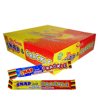 Snap and Crackle Chewy Candy Bars 18g – Bulk 60 Pack Individually Wrapped Sweets for Parties and Events
