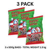 Starlite Mints Peppermint Swirl Candy 500g x 3 Pack – Red White And Green 1.5kg (Featured Image)
