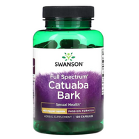 Swanson Full Spectrum Catuaba Bark 465 mg 120 Capsules (Featured Image)
