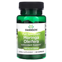 Swanson Moringa Oleifera Leaf 400 mg 60 Capsules (Featured Image)
