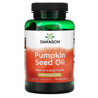 Swanson Pumpkin Seed Oil 1000 mg 100 Soft Gels (Featured Image)
