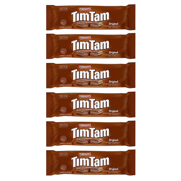 Tim Tam Original Chocolate Biscuits – Arnott’s 6 x 200g packs