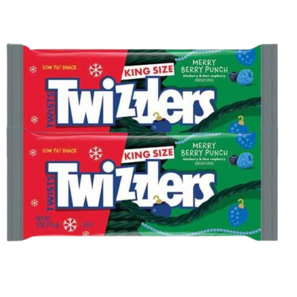 Twizzlers Merry Berry Punch Flavour 141g King Size x 2 (USA)
