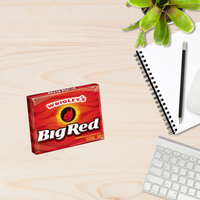 Big Red Gum Chewing Gum 15 Pieces x 10 Packs (USA)
