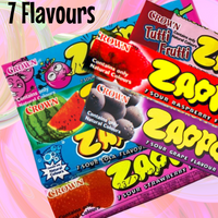 Zappo Chews Assorted - 60 Pack - (7 Flavours)
