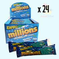 Zappo Millions Blueberry Flavour 75g - 24 Pack
