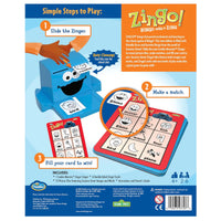 ThinkFun Zingo Bingo Sesame Street preschool board game ages 4 plus educational matching literacy toy
