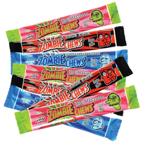 Zombie Chews 28 Pack Sour Candy Lollies Halloween Party Treats Assorted (Featured Image)
