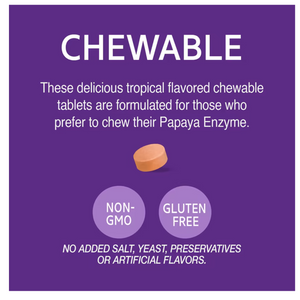 21st Century Papaya Enzyme 100 Tablets - Gluten Free